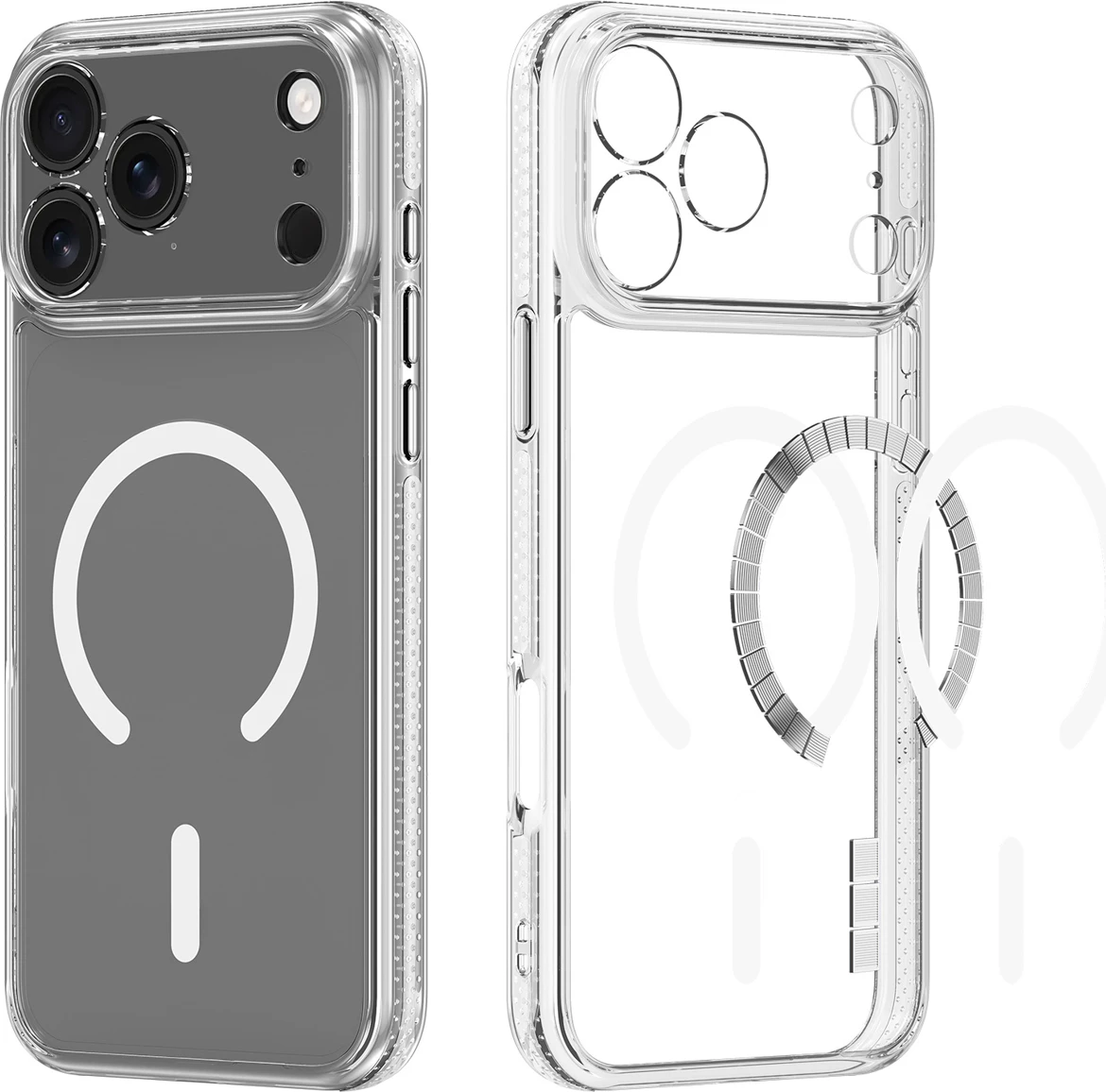 Mbështjellës Dux Ducis Clin Mag për iPhone 17 Pro Max, kompatibil me MagSafe, Transparent