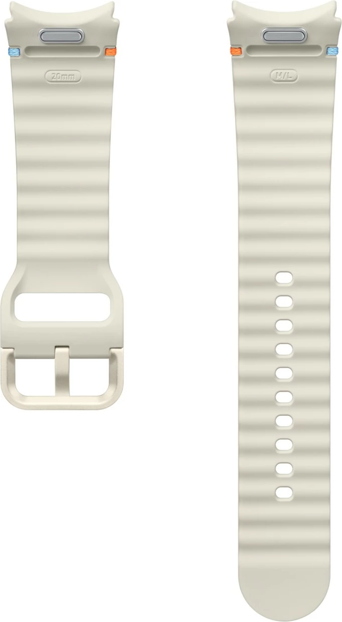Bandë Samsung Galaxy Watch 7, M/L, Krem