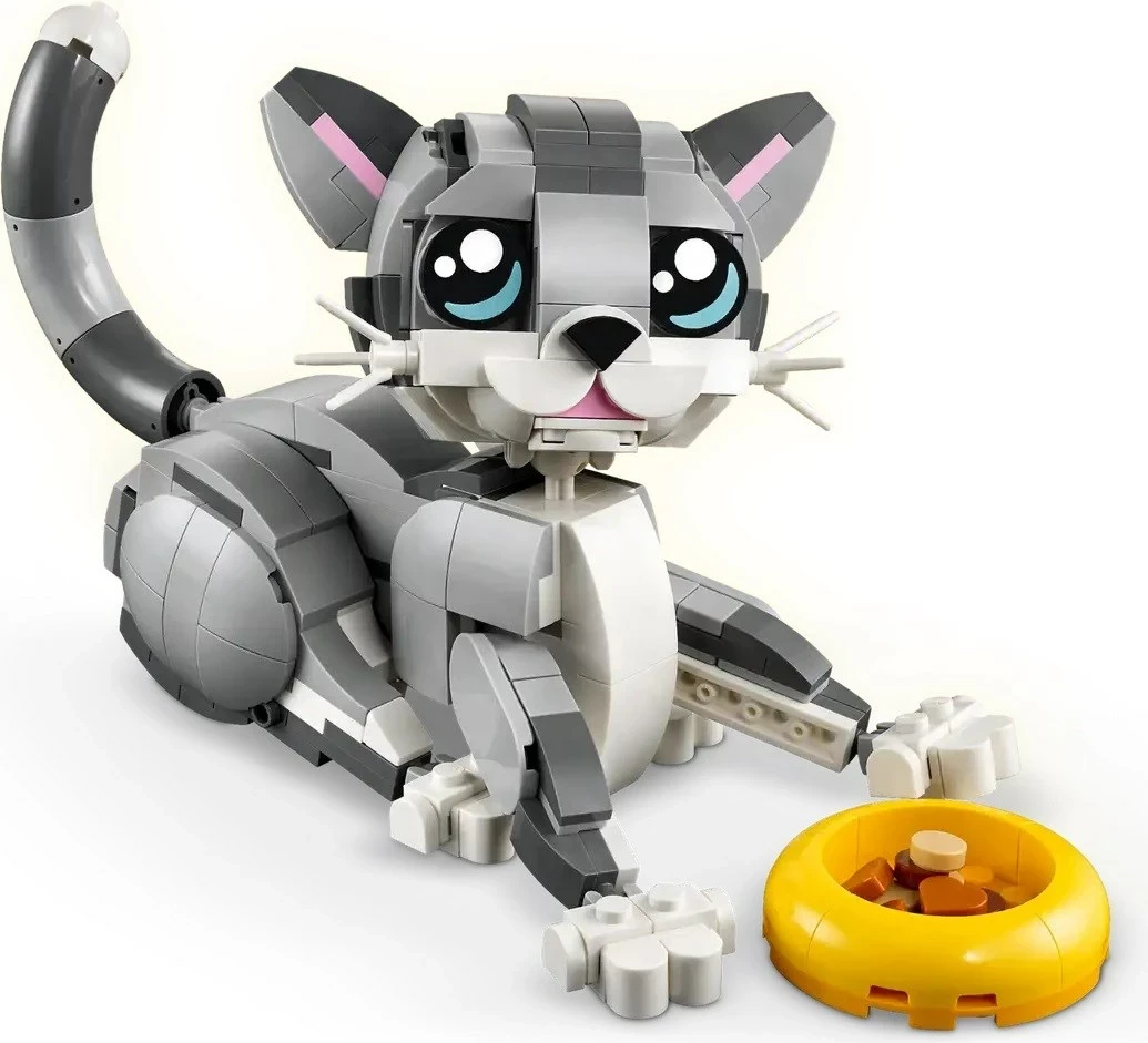 Set LEGO Creator 3 në 1, Playful Cat 31163, për fëmijë 8+ vjeç