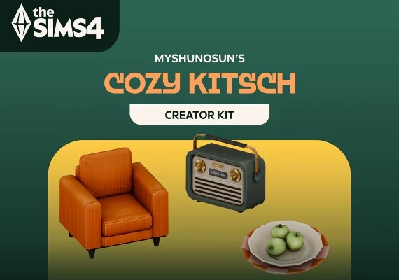 The Sims 4: Cozy Kitsch Kit DLC Global