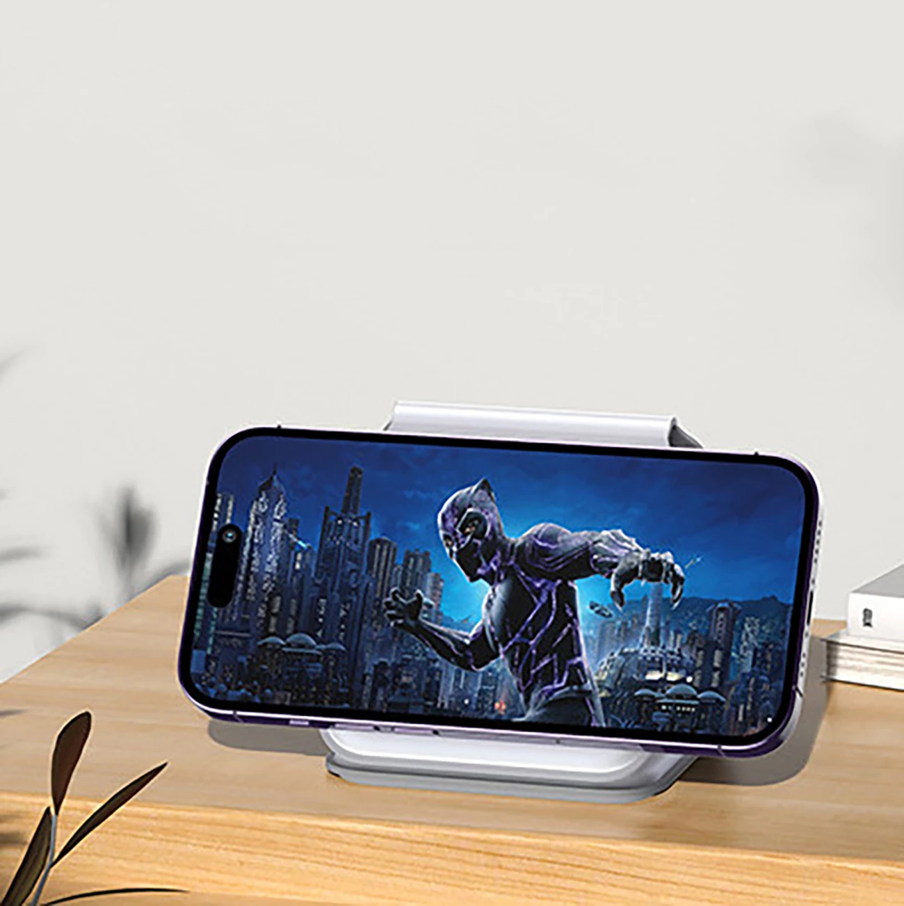 Karikues induktiv 3-në-1 Dudao A11N, 15W, me kabllo USB-C/USB-C, Bardhë