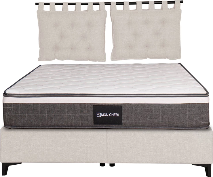 Baza krevati HANG BOX, ngjyrë e bardhë e çelët 16-950, 200x160x34cm