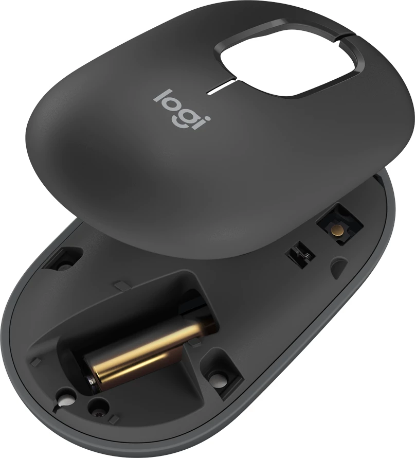 Maus Logitech POP Mouse me emoji, Bluetooth 5.1, 1000-4000 DPI, 4 butona, Graphite