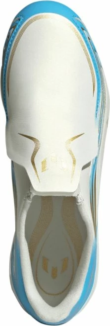 Atlete futbolli për fëmijë adidas F50 Messi League LL FG, të bardha e kaltër IH1907 [Madhësia: 37 1/3]