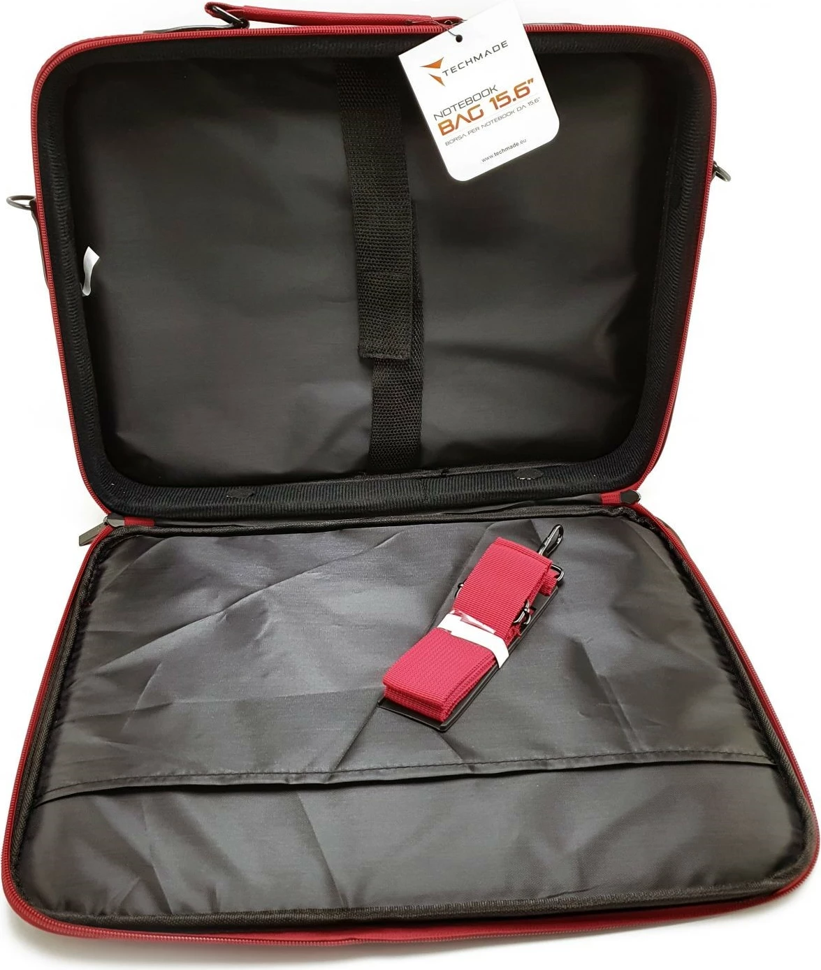 Çantë laptopi Techmade, 15.4"/15.6", e kuqe