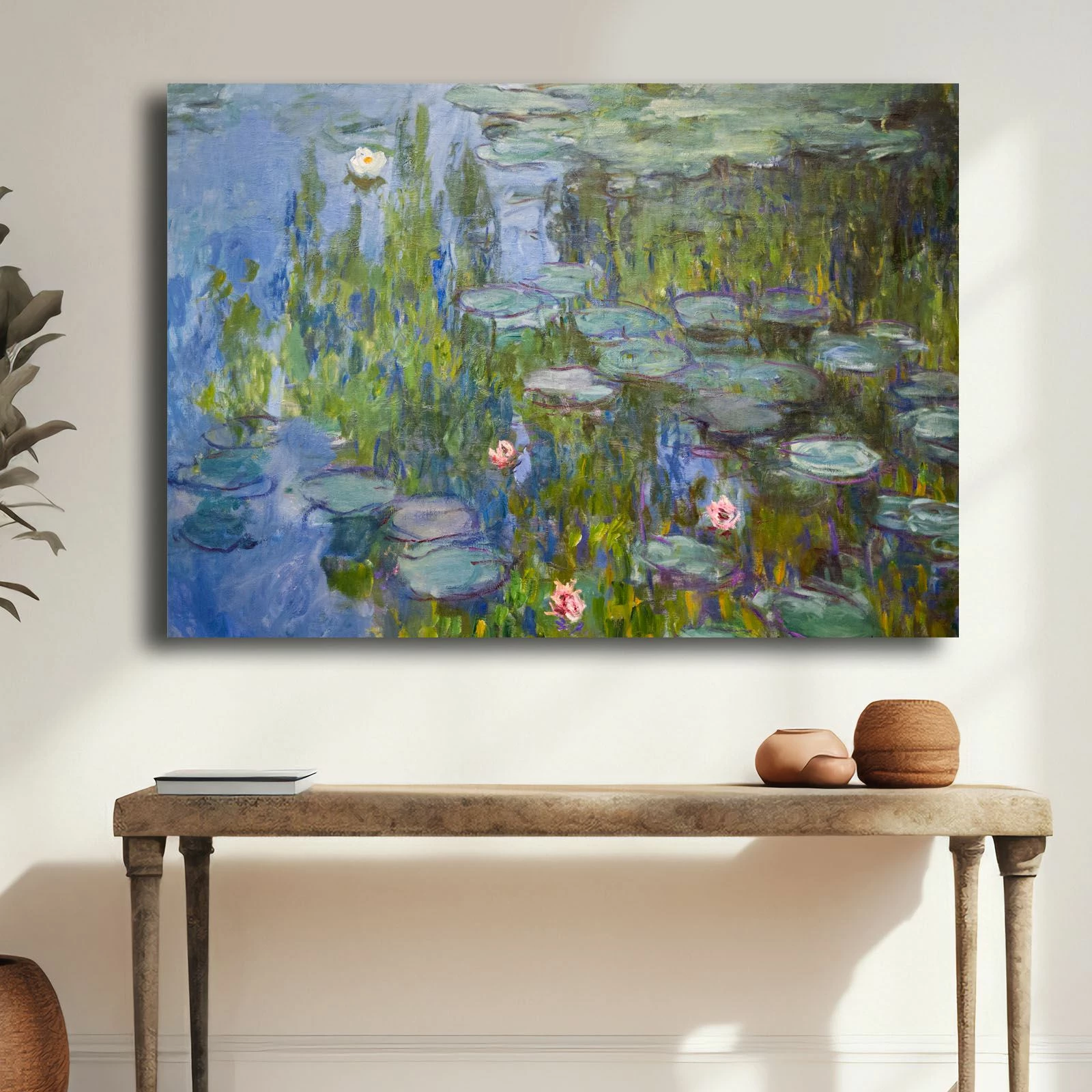 Pikturë dekorative në kanavacë, Monet, shumëngjyrëshe, 70x100cm