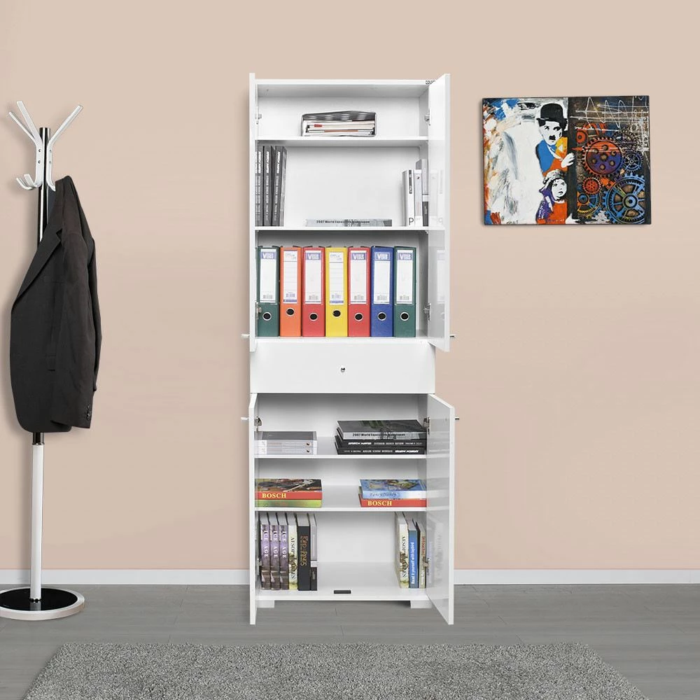 Dollap multifunksional, ngjyrë e bardhë, Hanah Home, Adr-441-Pp-1