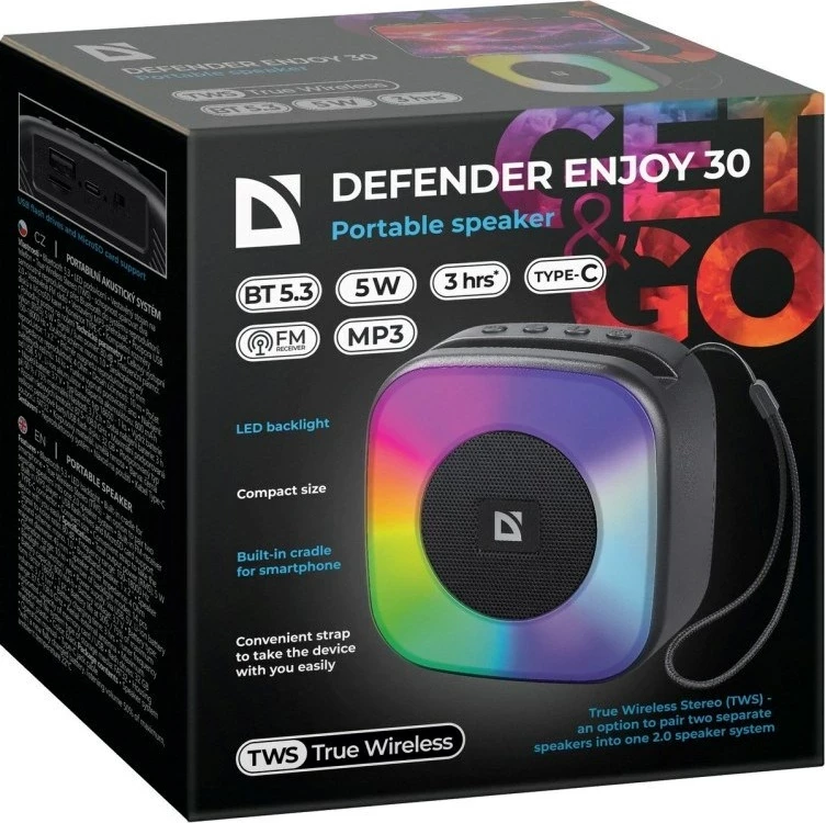 Boks Bluetooth Defender Enjoy 30, 5W, i zi
