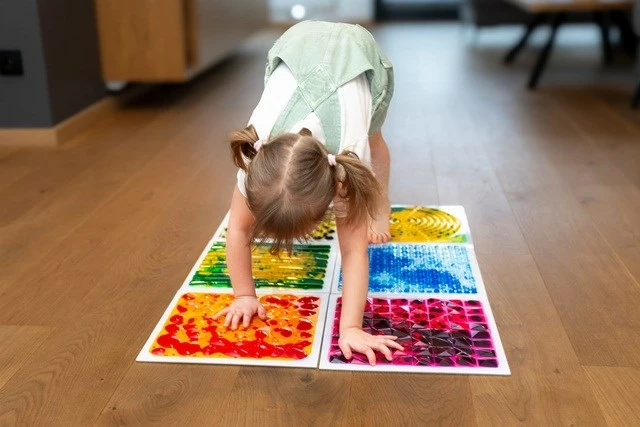 Set pllaka sensorike Tullo, 4 copë, ngjyra të përziera