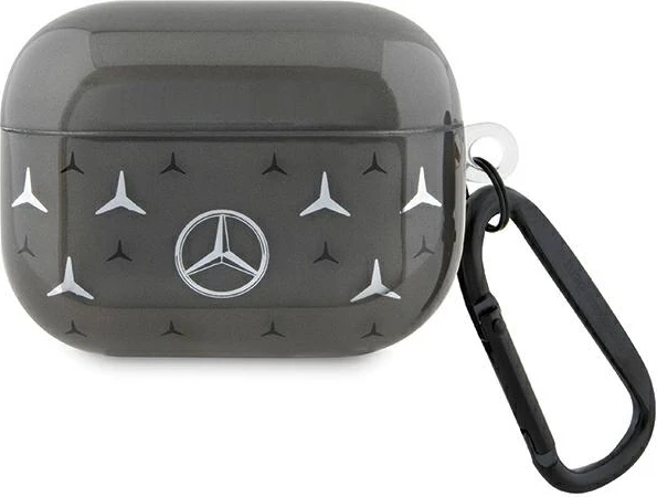 Mbështjellës Mercedes MEAP8DPMGS për AirPods Pro, Large Star Pattern, i zi
