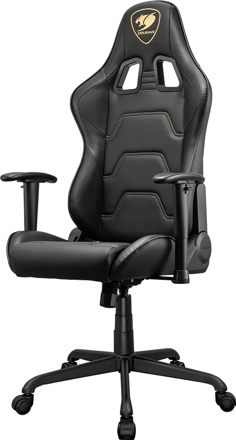 Karrige gaming COUGAR Armor Elite Royal, mbështetëse 2D, kënd 160°, max 120 kg, zezë/jeshile