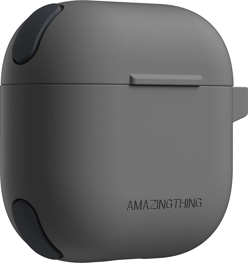 Mbështjellës AmazingThing Omni Case për AirPods 4, i zi