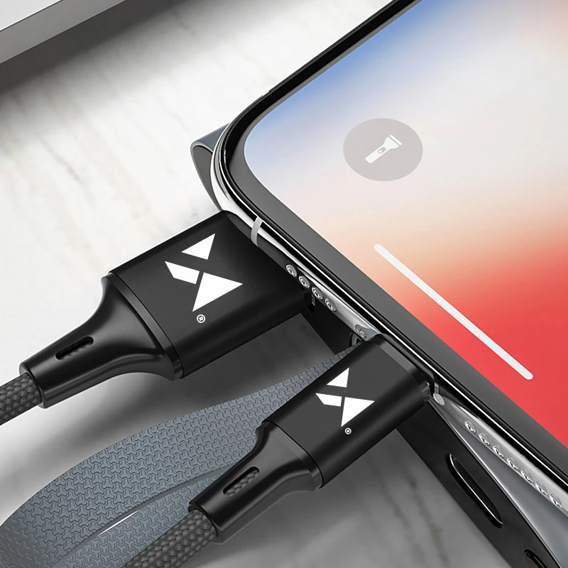 Kabllo USB-microUSB Wozinsky WUC-M1B, 1m, 2.4A, e zezë