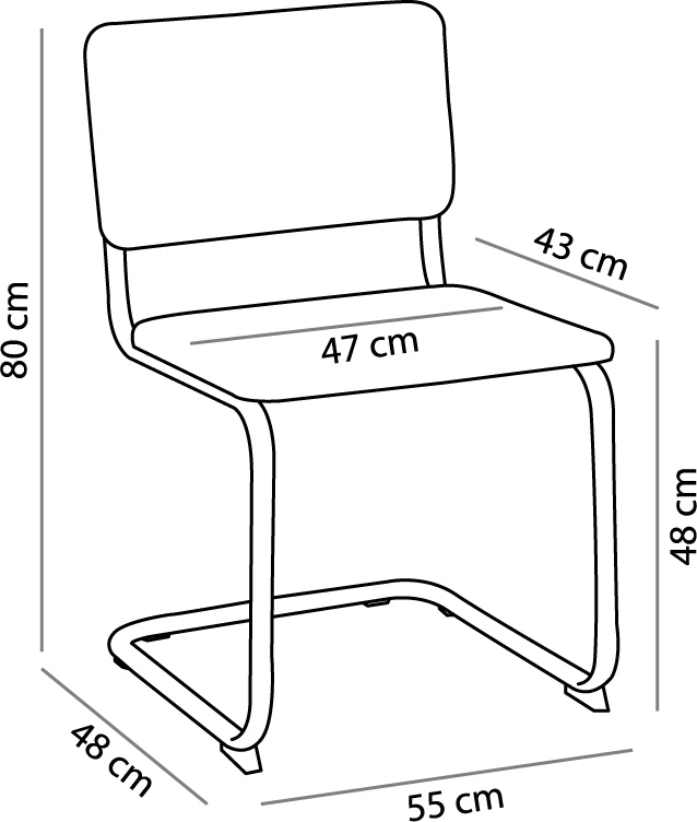 Karrige Broyer, natyrale, 55x48x80