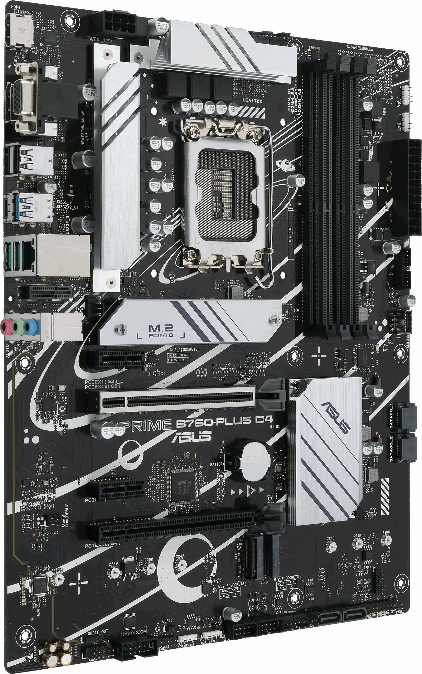 Pllakë amë Asus PRIME B760-PLUS D4 ATX DDR4 128GB