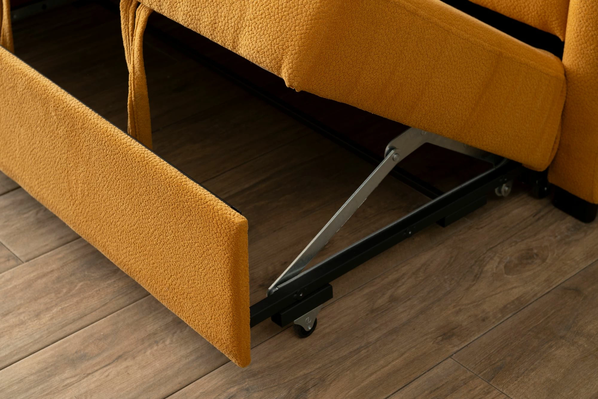 Kënd-sofë krevati, ngjyrë mustard, Atelier del Sofa, Kado