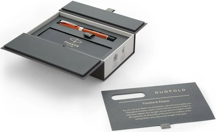 Stilograf PARKER Duofold, medium, e kuqe