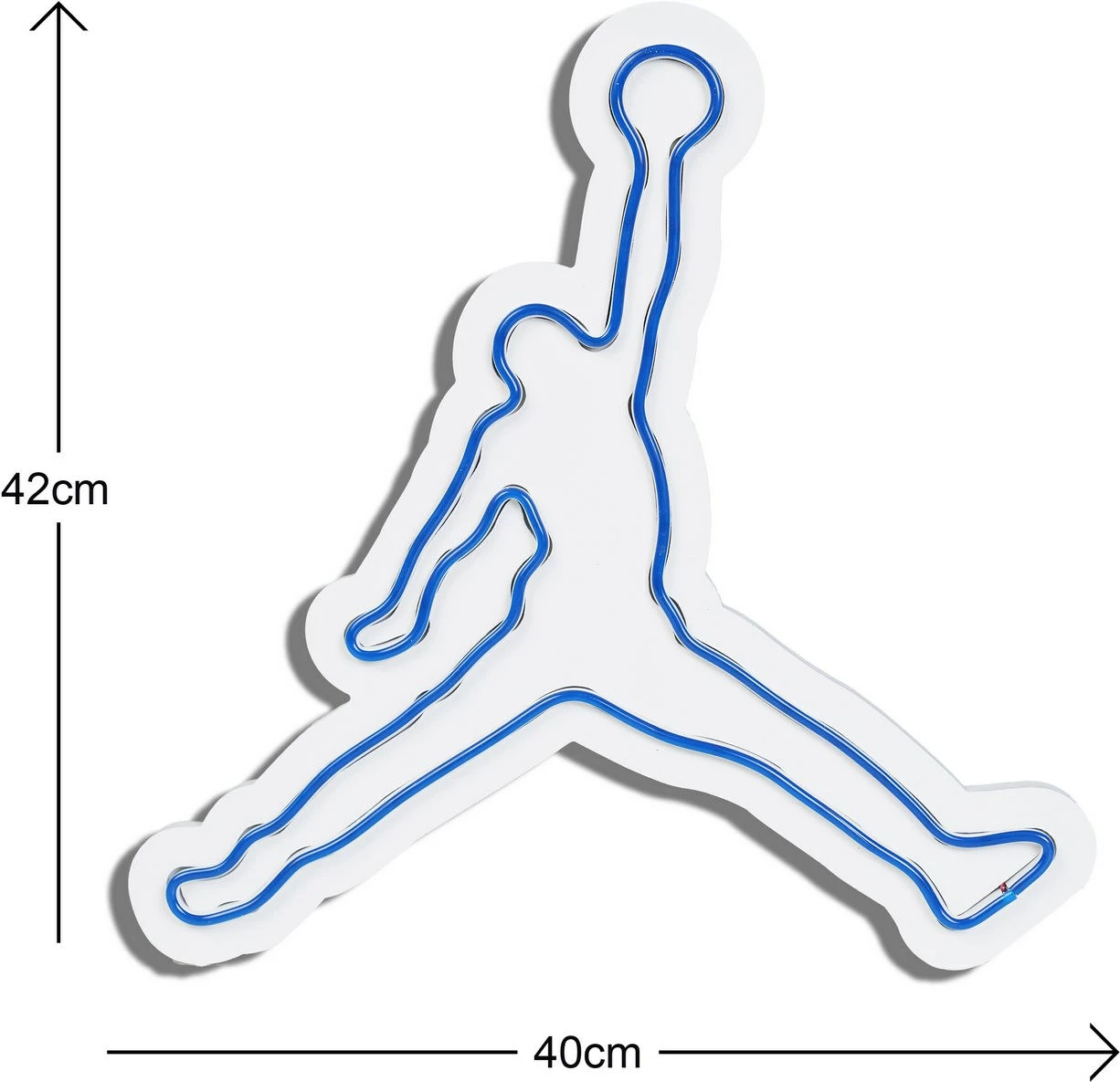 Dritë dekorative LED plastike, basketboll, ngjyrë kaltër