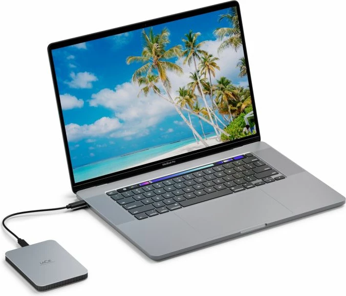 Hard disk ekstern LaCie Mobile Drive V2 STLP1000400 1TB 2.5" USB-C, argjendtë