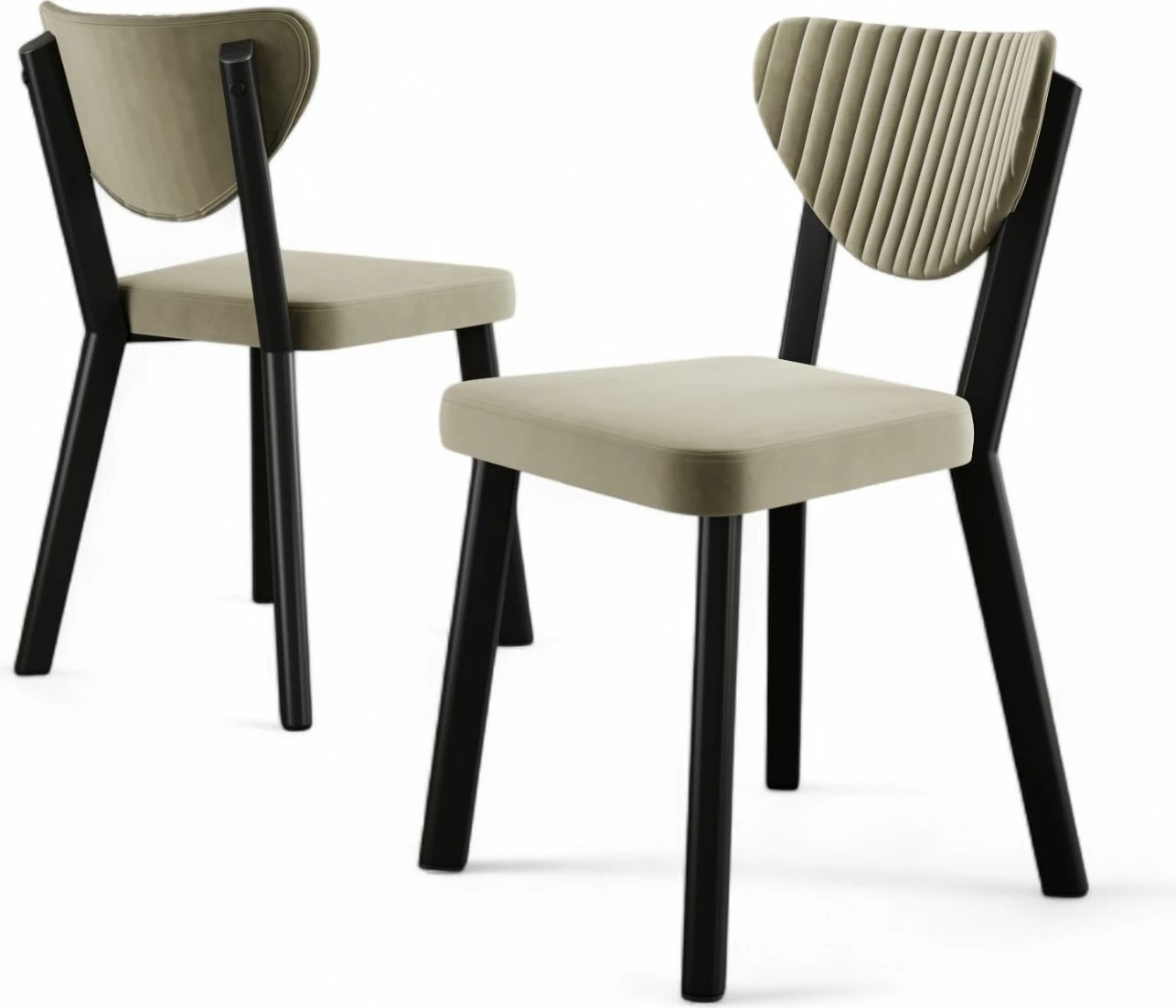 Set karrigash (6 copë) Hanah Home, Arfe, krem, e zezë