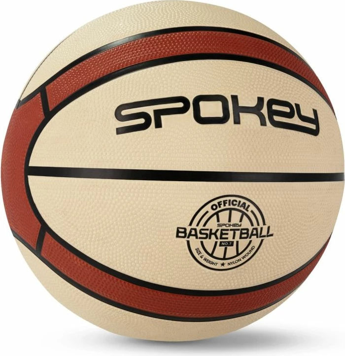 Top basketbolli Spokey, për të gjithë, e zezë