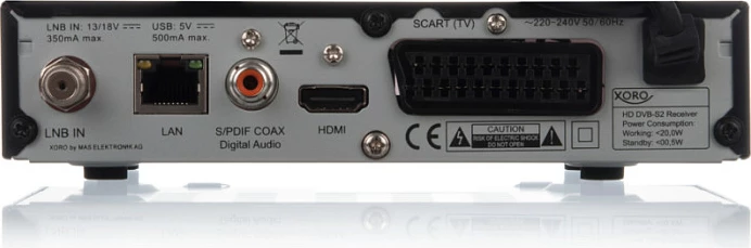 Receiver satelitor XORO HRS 8660, HD DVB-S2, PVR, USB, ekran LED