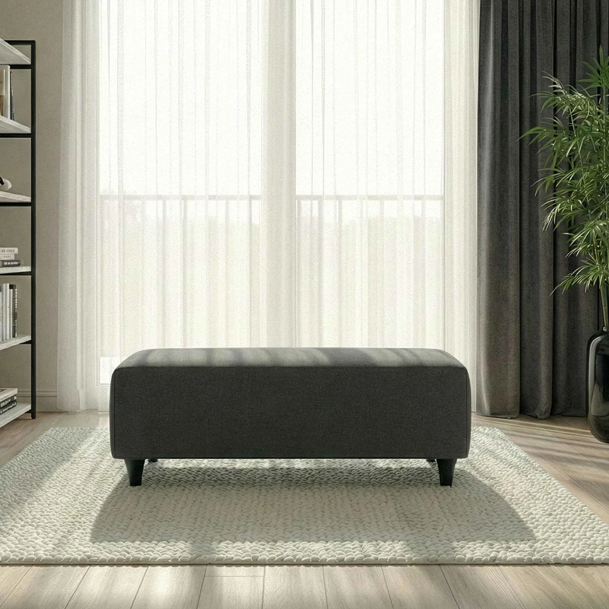 Puf Flavia, ngjyrë gri e errët, Atelier del Sofa