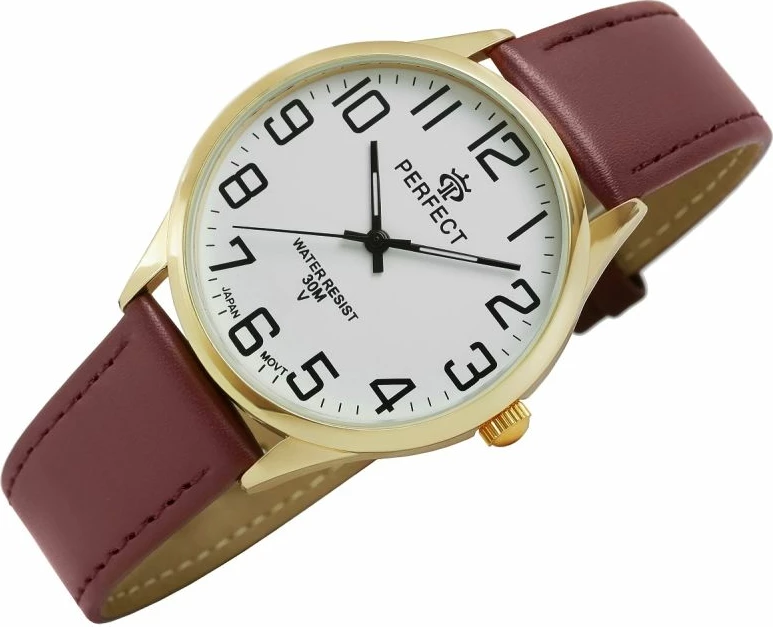 Orë dore për meshkuj PERFECT GXB452-12, e zezë