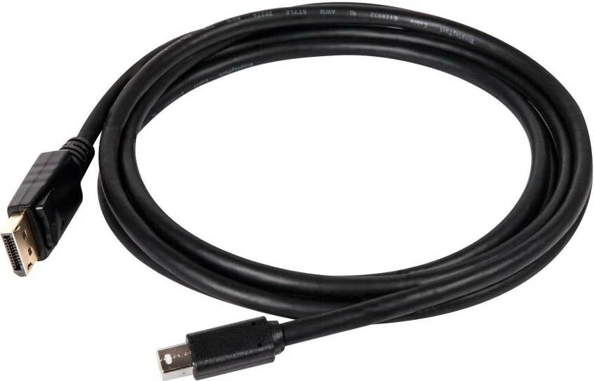 Kabllo Club3D Mini DisplayPort në DisplayPort 2m, 4K, e zezë