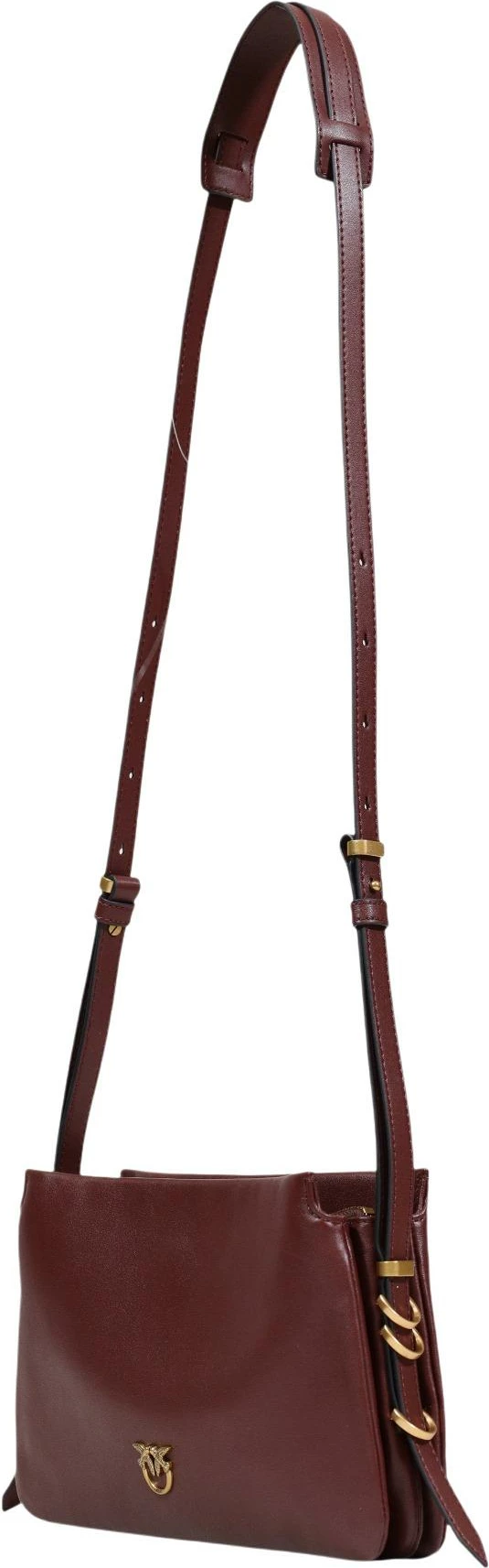Çantë krahu Pinko Triplet Mini Vitello Morbido 105883 A0QO për femra, vjollcë rrushi