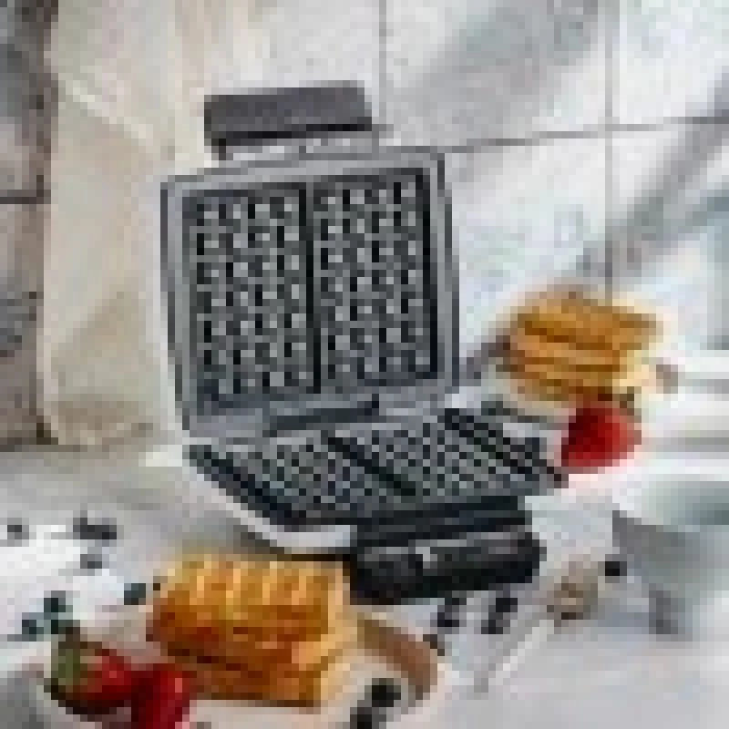 Aparat për waffle Adler AD 3085, bardhë/zi