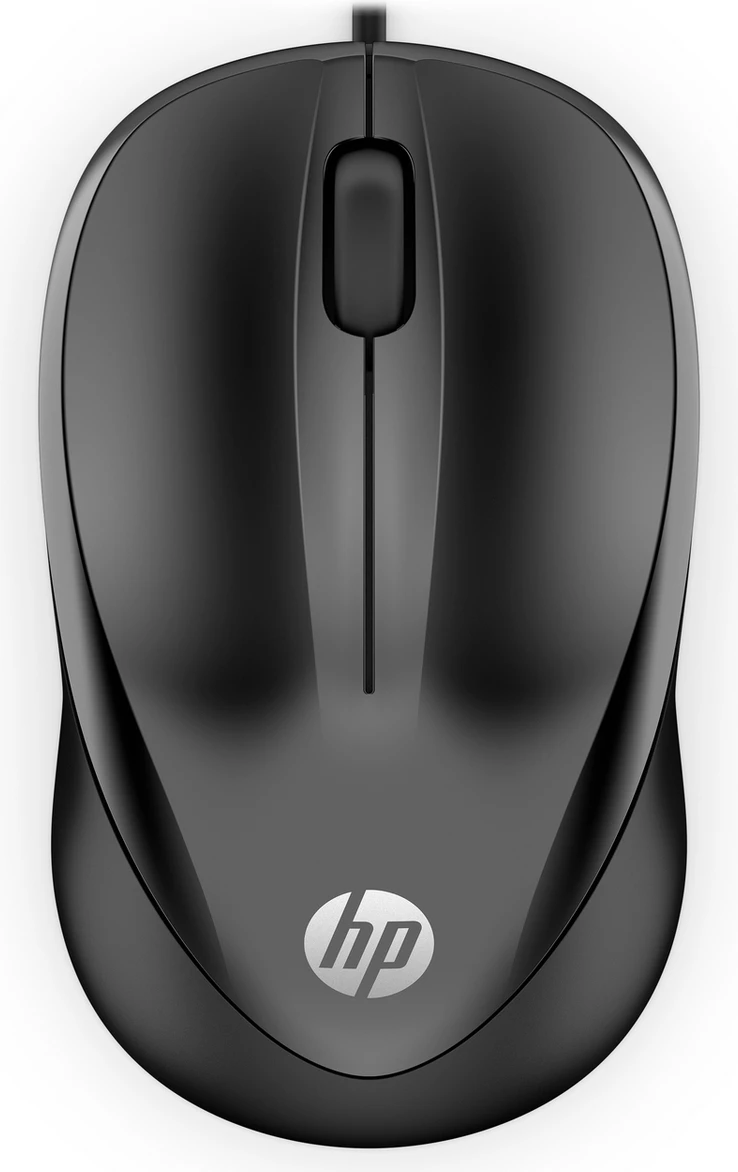 Maus HP 4QM14AA, optik, me kabllo USB, e zezë