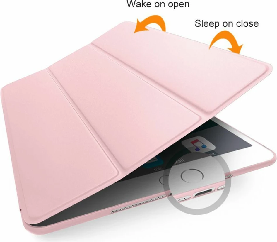 Mbështjellës Tech-Protect SmartCase për iPad 9.7" 5/6 gjeneratë, rozë