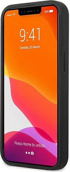 Mbështjellës BMW BMHCP13SRSPPR për iPhone 13 mini 5.4", lëkurë, i kuq