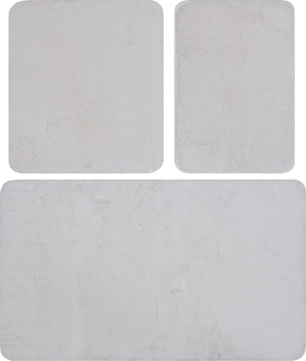 Set tapetash akrilike për banjo (3 copë), Mijölnir, Havai - e bardhë