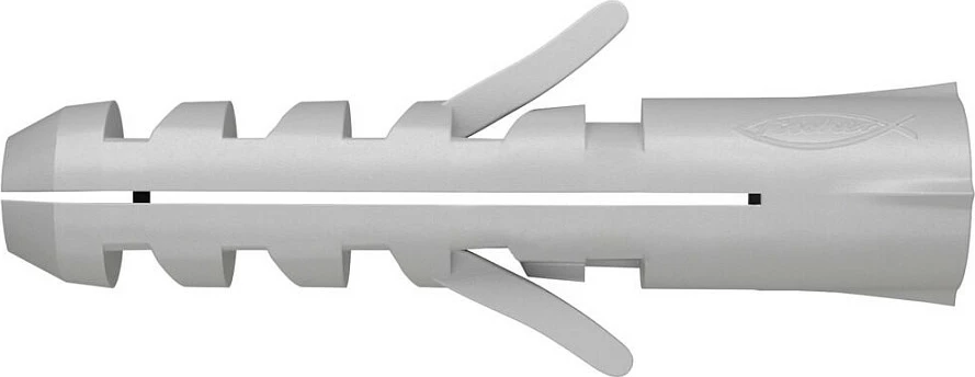 Dübel Fischer 50110, Ø10 mm, 50 mm, për tulla/beton, pakim 50 copë, gri