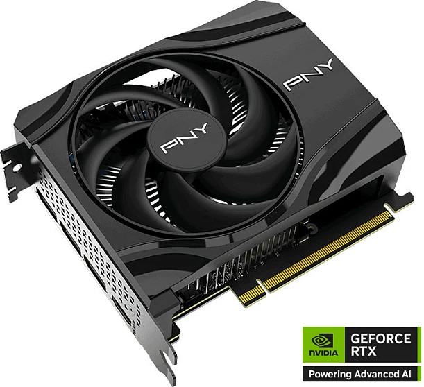 Kartelë grafike PNY GeForce RTX 5060 Single Fan, 8GB GDDR7, 128-bit, PCIe 5.0, e zezë