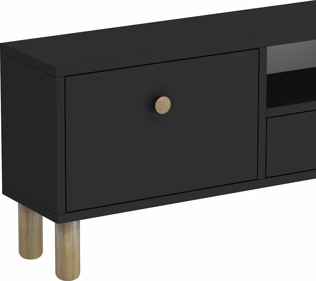 Komodë TV Skye Decor, anthracite, sapphire oak, 1310-DROP-1