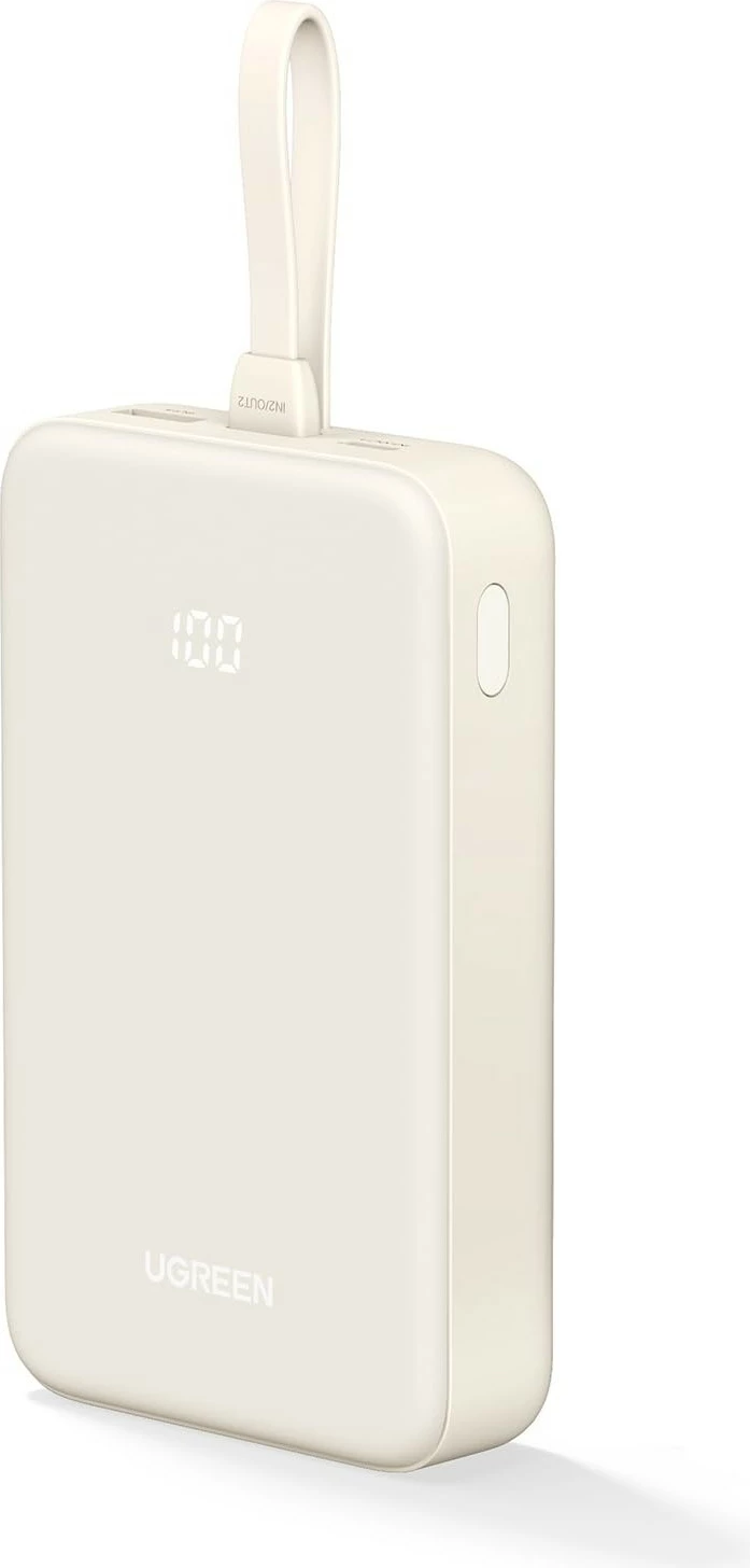 Power bank Ugreen 35340, 20000 mAh, bezhë