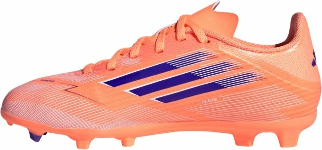 Atlete futbolli për fëmijë adidas F50, coral