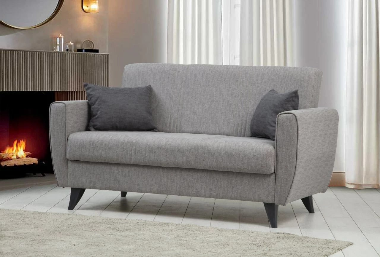 Divan-krevat dy vendësh, Atelier del Sofa, Zaden, gri e çelët
