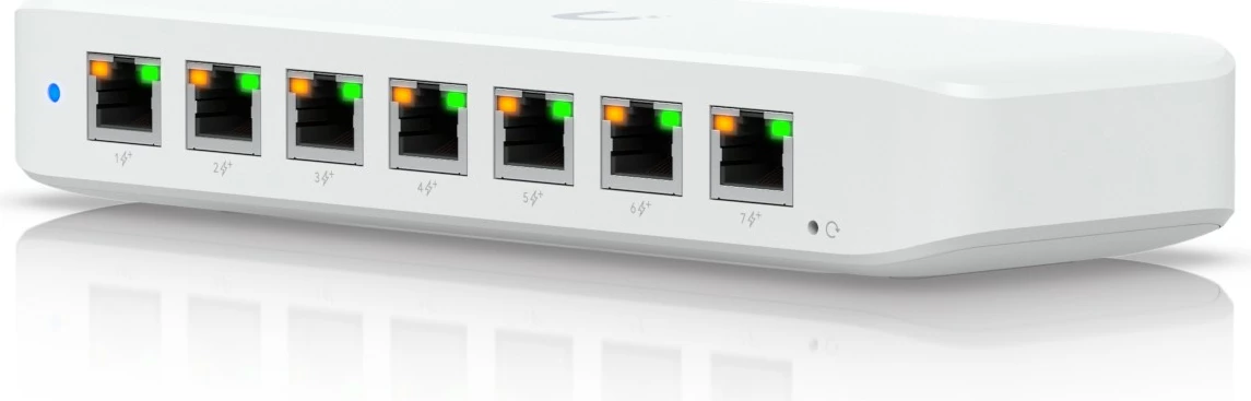 Switch Ubiquiti Ultra, Managed, L2, Gigabit Ethernet, PoE, i bardhë