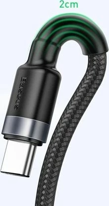Kabllo USB-A në USB-C Baseus CATKLF-PG1 1 m 5A USB 2.0 e zezë