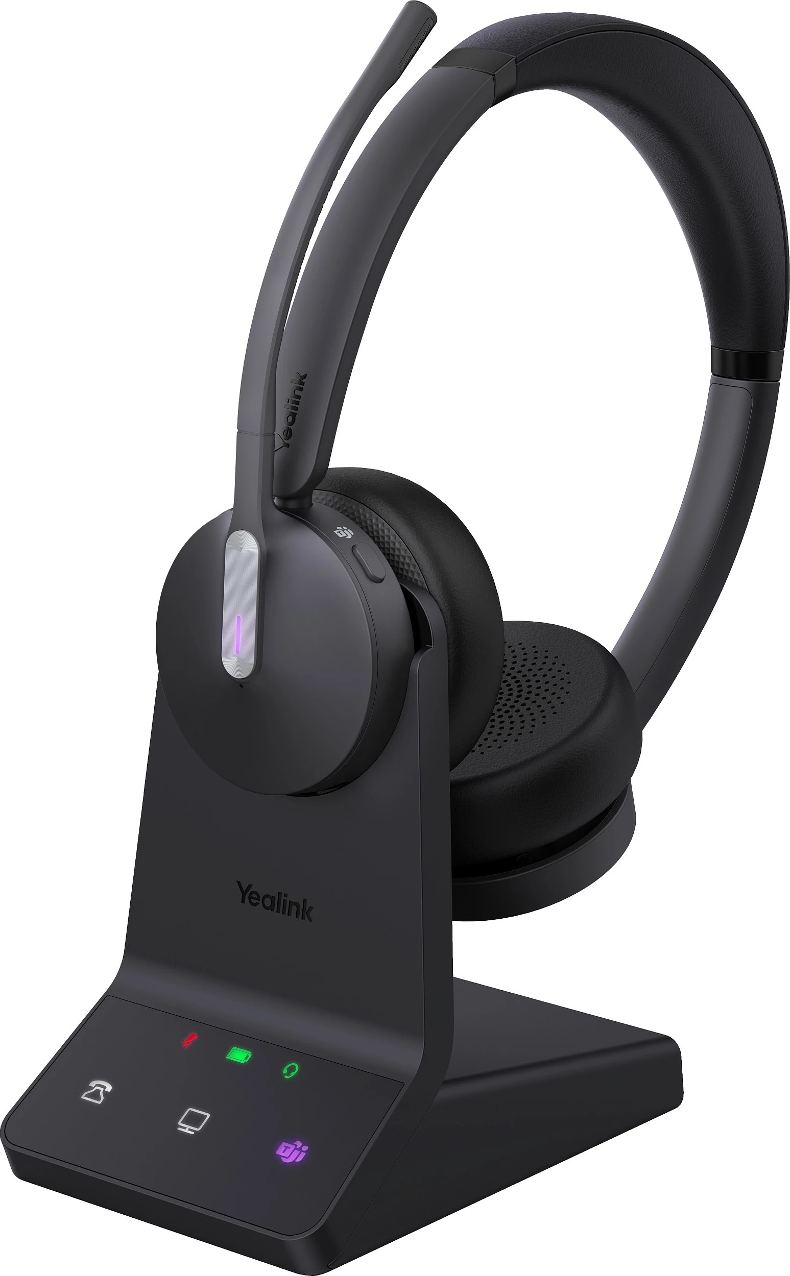 Kufje Yealink WH64 Dual Teams, Wireless, 20 - 20000 Hz, Office/Call center, të zeza