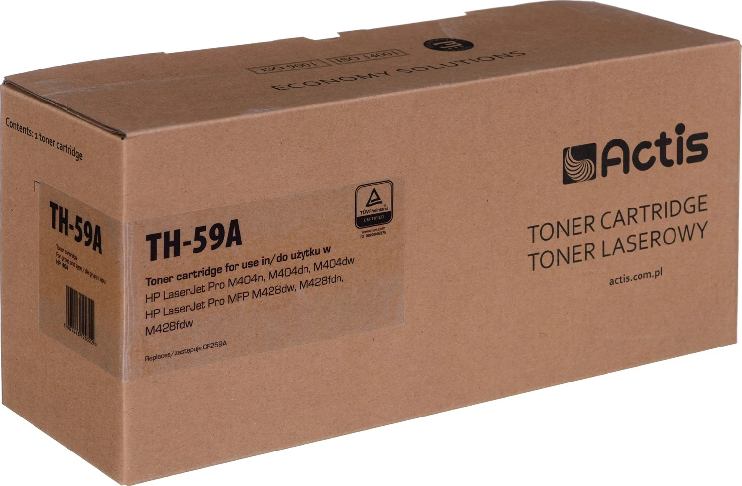 Toner zëvendësues Actis TH-59A për printer HP CF259A, Supreme, i zi
