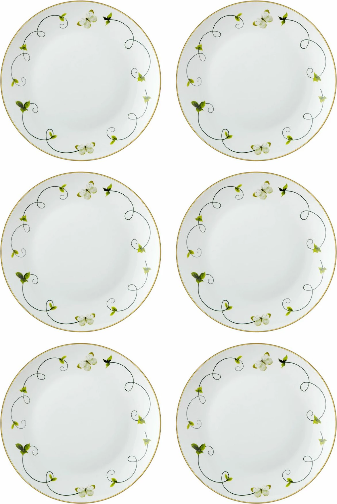 Set pjatash ëmbëlsirash (6 copë), Hermia, DNR0067
