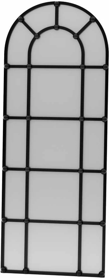 Pasqyrë Cheval, ngjyrë e zezë, Skye Decor, ovale, 70x180cm