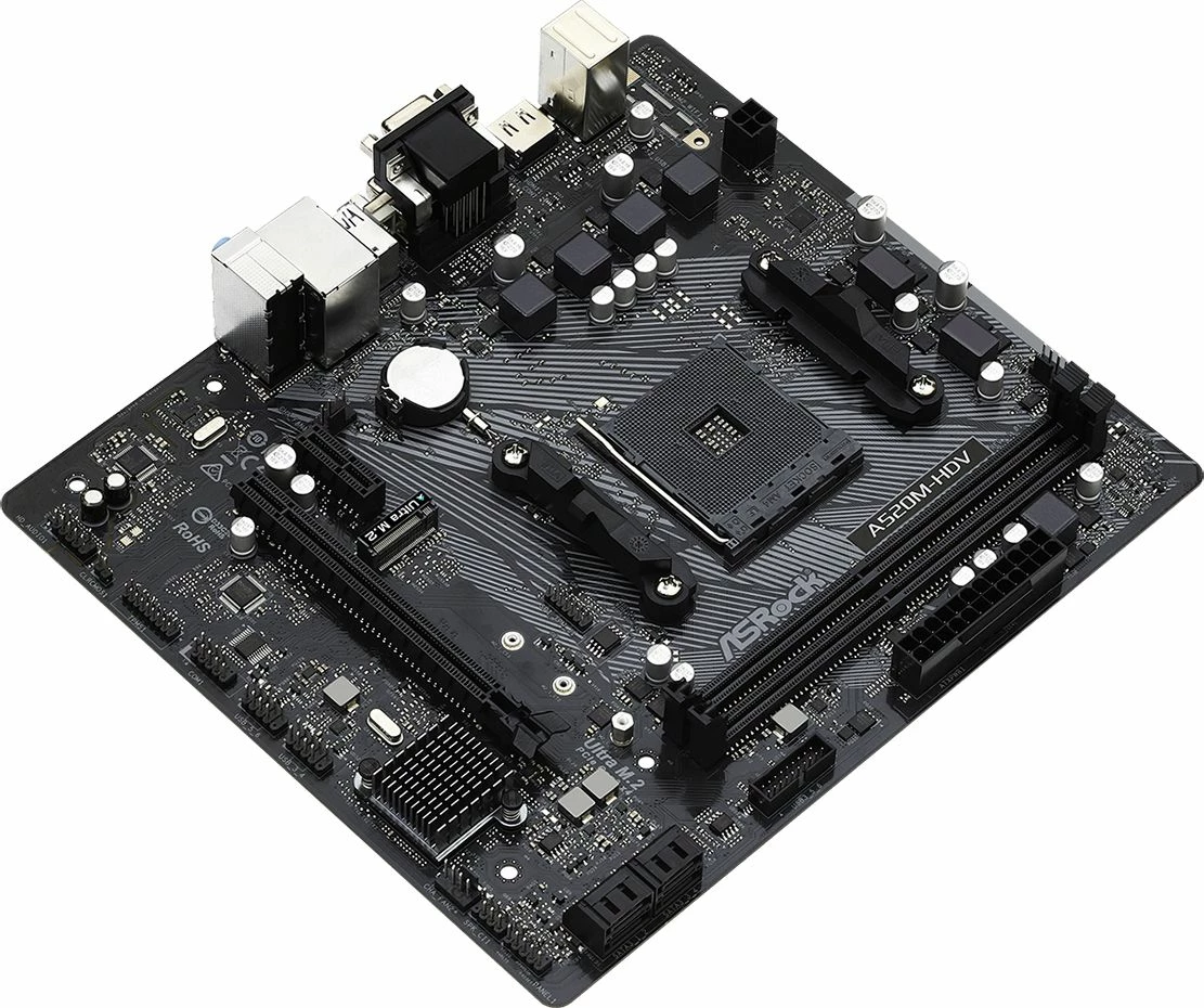 Pllakë amë ASRock A520M-HDV mATX, Socket AM4, DDR4 64GB