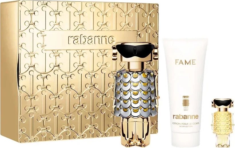 Set Eau de Parfum për femra Paco Rabanne Fame 80ml + 100ml + 4ml