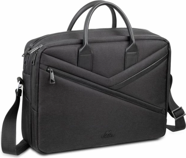 çantë laptopi RIVACASE ECO 8134 15.6\", RPET, rezistente ndaj ujit, e zezë